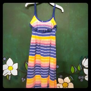 Justice striped sundress
